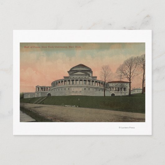 ニューヨーク – ニューヨーク大学殿堂 ポストカード (正面)