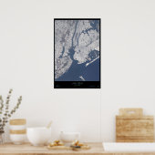 ニューヨーク,ニューヨーク衛星ポスター ポスター (キッチン)