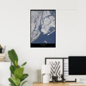 ニューヨーク,ニューヨーク衛星ポスター ポスター (ホームオフィス)