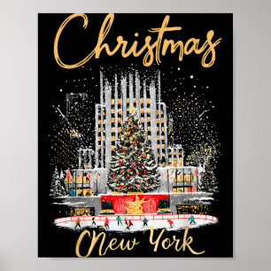 ニューヨーク ニューヨーク クリスマス 女子旅 おそろい ポスター