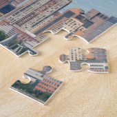 ニューヨーク、ニューヨーク。マンハッタンシティスカイライン ジグソーパズル (側面)