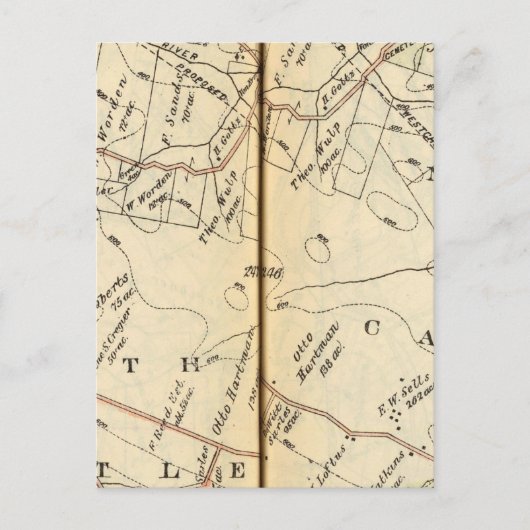 ニューヨーク，ノースキャッスル2 ポストカード (正面)