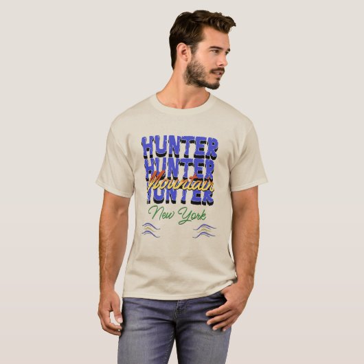 ニューヨーク,ハンターマウンテン Tシャツ (正面フル)