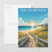 ニューヨーク・ハンプトンズ旅行 ポストカード (正面/裏面)