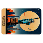 ニューヨーク:ハート・オブ・アメリカのストーリー・フレキシブル マグネット (横)