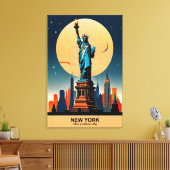 ニューヨーク：ハート・オブ・アメリカ キャンバスプリント (インサイチュ (リビング))