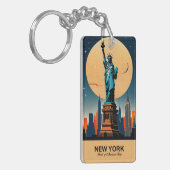 ニューヨーク：ハート・オブ・アメリカ キーホルダー (正面左)