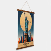 ニューヨーク：ハート・オブ・アメリカ 吊り下げ型タペストリー (傾斜あり)