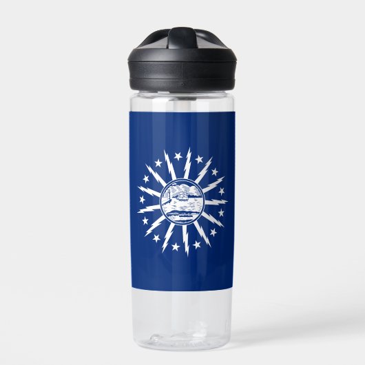 ニューヨーク・バッファロー国旗 ウォーターボトル (正面)