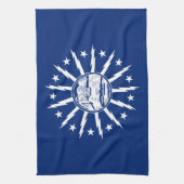 ニューヨーク・バッファロー国旗 キッチンタオル (縦)