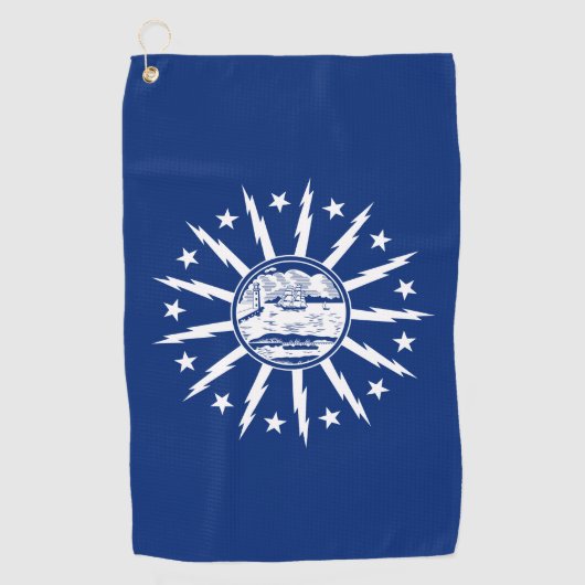 ニューヨーク・バッファロー国旗 ゴルフタオル (正面)