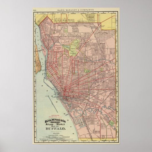 ニューヨーク，バッファロー ポスター (正面)