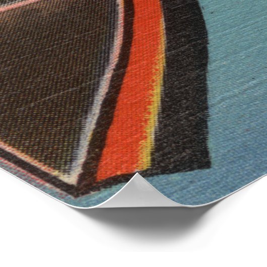 ニューヨーク,バッファロー – ラージ・レターシーン ポスター (角)