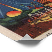 ニューヨーク – パラシュートジャンプ ポスター (角)