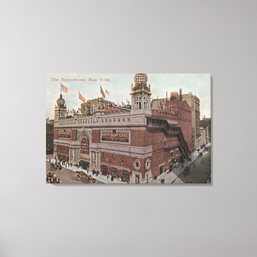 ニューヨーク – ヒッポドローム キャンバスプリント (正面)