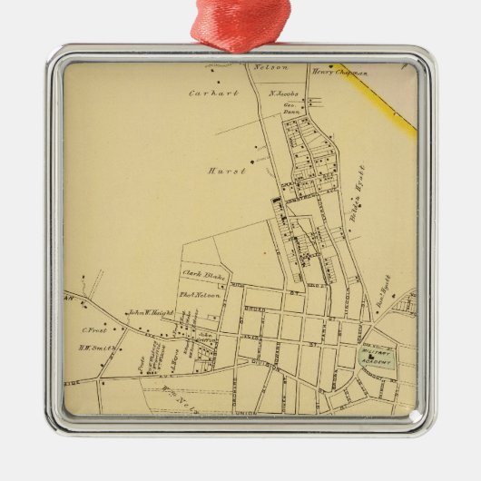 ニューヨーク·ピークスキル メタルオーナメント (正面)