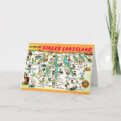 ニューヨーク フィンガー湖 ポストカード (正面)