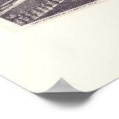 ニューヨーク・フランクフォートの地図 – 1887 ポスター (角)