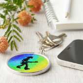 ニューヨーク·ブギー·ナイツ·ギター·レインボー キーホルダー (側面)