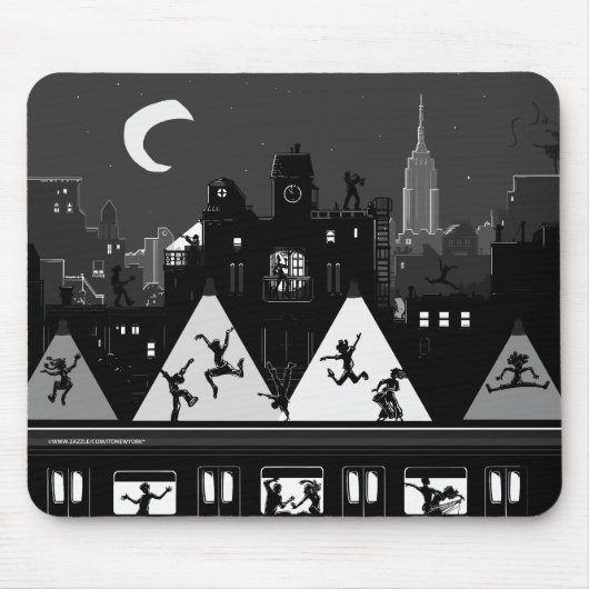 ニューヨーク・ブギー・ナイツ マウスパッド (正面)