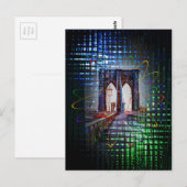 ニューヨーク – ブルックリンブリッジ ポストカード (正面/裏面)