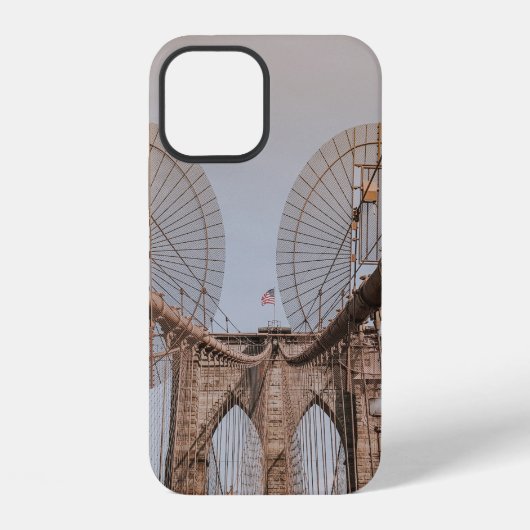 ニューヨーク ブルックリン橋 iPhoneケース (裏面)