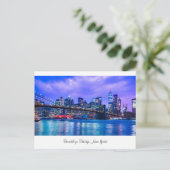 ニューヨーク，ブルックリン・ブリッジ ポストカード (スタンド正面)