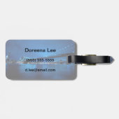 ニューヨーク·ブルックリン·ブリッジ ラゲッジタグ (裏面横)