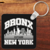 ニューヨーク，ブロンクス キーホルダー (裏面)