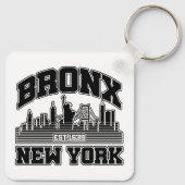 ニューヨーク,ブロンクス キーホルダー (裏面)