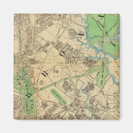 ニューヨーク，ブロンクス マグネット (正面)