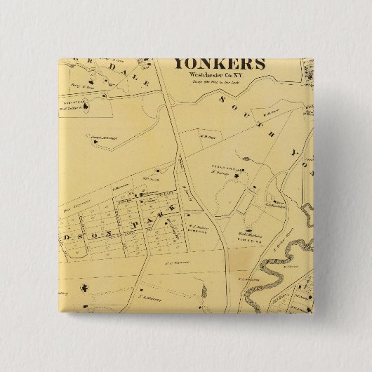 ニューヨーク·ブロンクス 缶バッジ (正面)