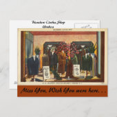 ニューヨーク，ベルヴェデーレ服店，ヨーカー ポストカード (正面/裏面)