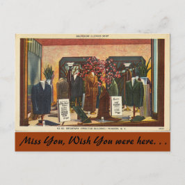 ニューヨーク，ベルヴェデーレ服店，ヨーカー ポストカード