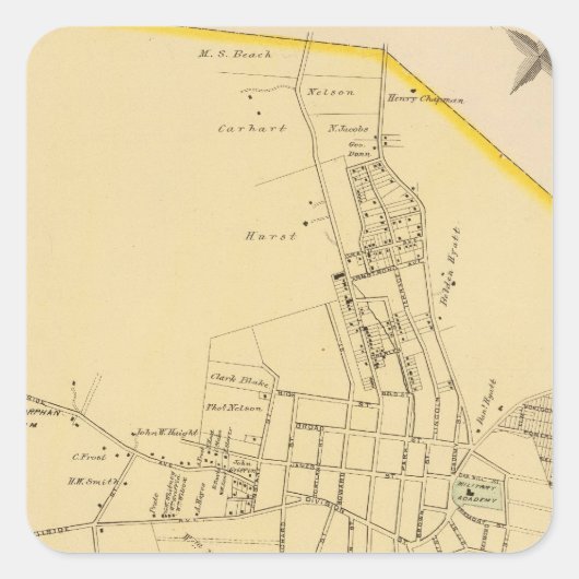 ニューヨーク・ペークスキル スクエアシール (正面)