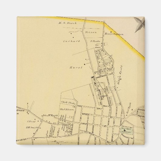 ニューヨーク・ペークスキル マグネット (正面)