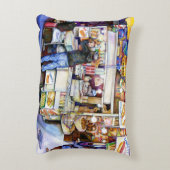 ニューヨーク·ホットドッグ·ゴッド アクセントクッション (裏面(縦))