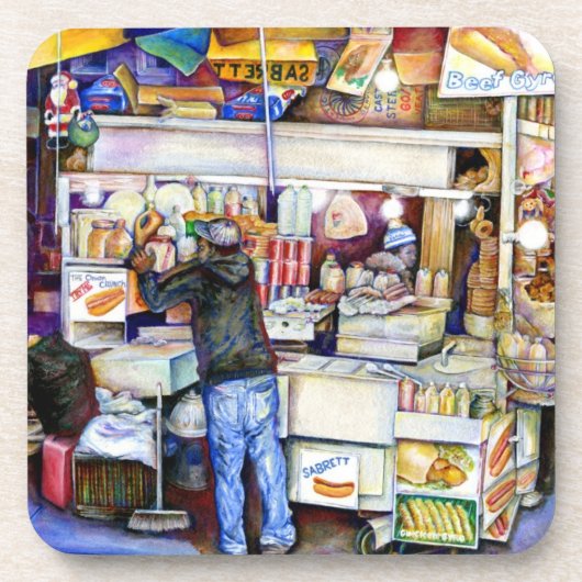 ニューヨーク·ホットドッグ·ゴッド コースター (正面)