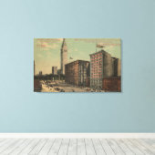 ニューヨーク – ホテルアーリントンニア キャンバスプリント (インサイチュ (ウッドフロア))