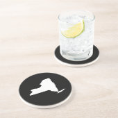 ニューヨーク – ホワイトとブラック コースター (側面)