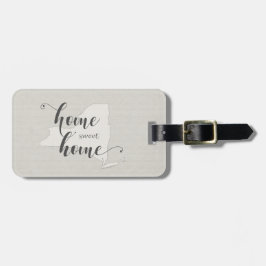 ニューヨーク – ホームスイートホームバーラップルック ラゲッジタグ
