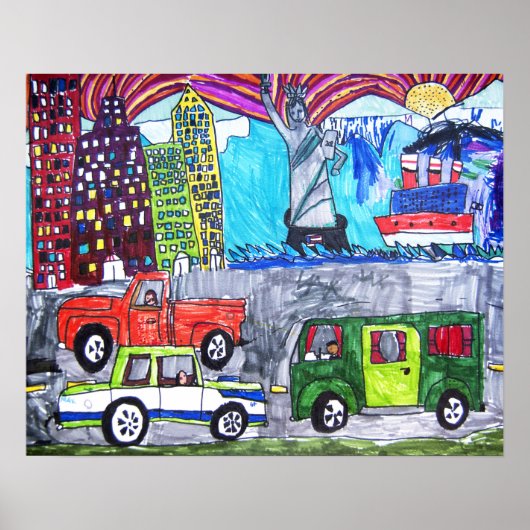 ニューヨーク ポスター (正面)