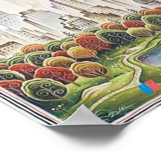 ニューヨーク ポスター (角)