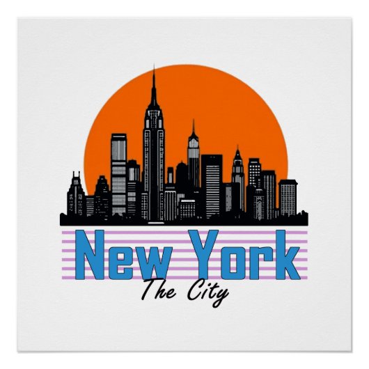 ニューヨーク ポスター (正面)