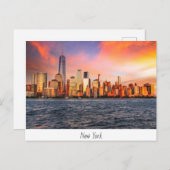ニューヨーク ポストカード (正面/裏面)