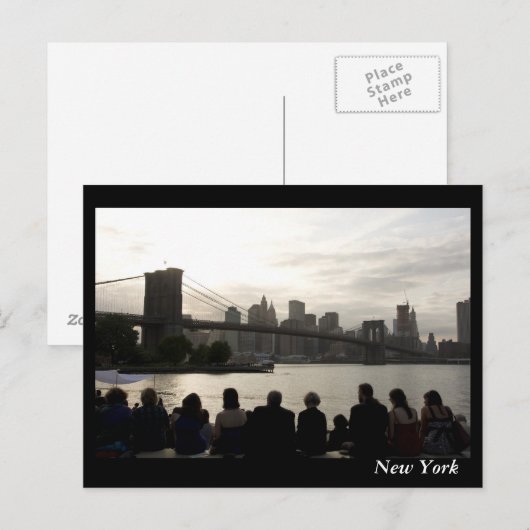 ニューヨーク ポストカード (正面/裏面)