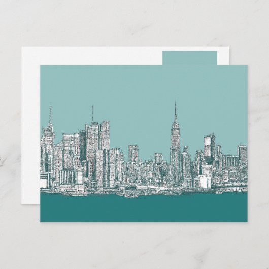 ニューヨーク ポストカード (正面/裏面)