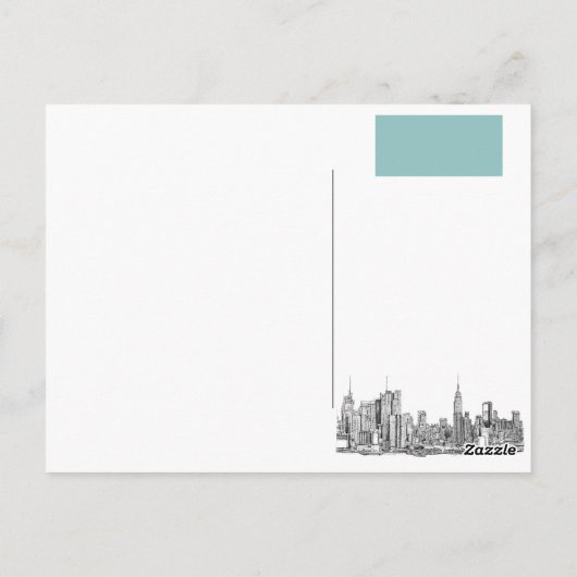 ニューヨーク ポストカード (裏面)