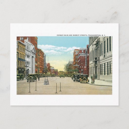 ニューヨーク・ポーキープシー ポストカード (正面)