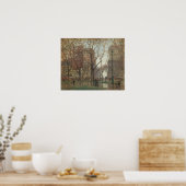 ニューヨーク、マディソン・スクエア、雨の日、ポール・コーニョー ポスター (キッチン)